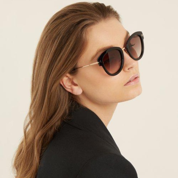 New TOM FORD Mia Rounded Black Sunglasses - Picture 9 of 16